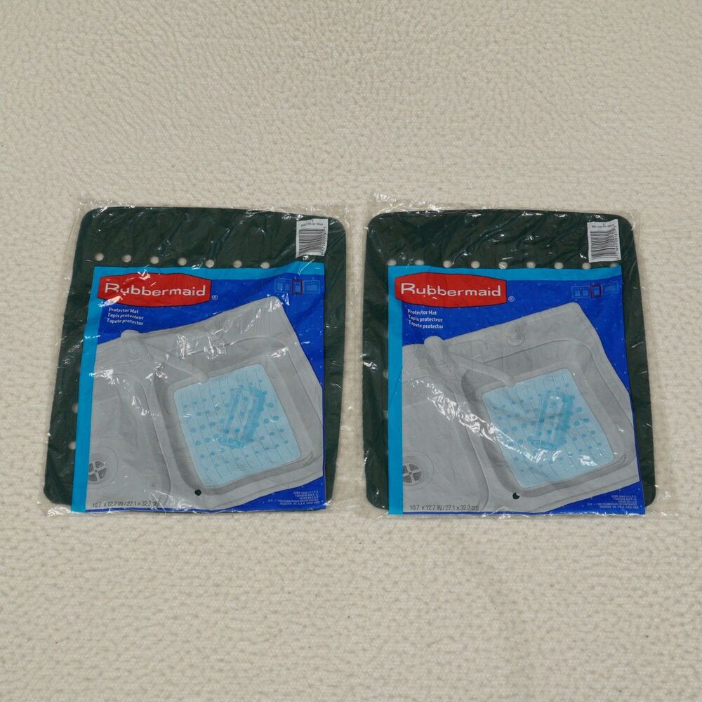 Set of Vintage Rubbermaid Protector Mats 10.7 x 12.7 IN DHunt Model 1291 1995